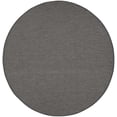 thumbnail image 1 of 8' Charcoal Round Power Loom Area Rug, 1 of 5