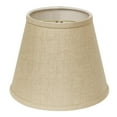 thumbnail image 1 of 8" Dark Wheat Hardback Empire Linen Lampshade, 1 of 6
