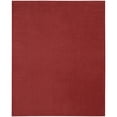 thumbnail image 1 of 8' X 10' Brick Red Non Skid Indoor Outdoor Area Rug, 1 of 6