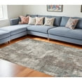 thumbnail image 1 of 8' x 10' Brown Abstract Power Loom Area Rug, 1 of 10