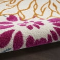 thumbnail image 1 of 8' X 10' Cream Floral Power Loom Area Rug, 1 of 5