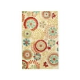 thumbnail image 1 of 8' X 10' Cream Wool Medallion Tufted Handmade Stain Resistant Area Rug, 1 of 5