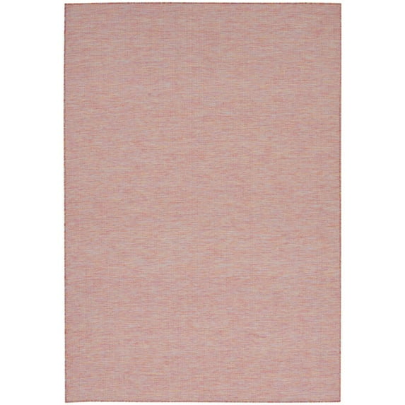 8' X 10' Dark Red Power Loom Area Rug
