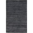 thumbnail image 1 of 8' X 10' Gray And Black Striped Hand Woven Area Rug, 1 of 10