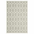 thumbnail image 1 of HomeRoots 8' X 10' Gray And Ivory Geometric Stain Resistant Indoor Outdoor Area Rug, 1 of 10