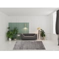 thumbnail image 1 of 8' X 10' Gray And Silver Shag Tufted Handmade Area Rug, 1 of 4