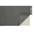 thumbnail image 1 of 8' X 10' Gray Wool Geometric Hand Woven Area Rug With Fringe, 1 of 4