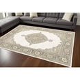 thumbnail image 1 of HomeRoots 8' X 11' Beige And Ivory Oriental Power Loom Area Rug, 1 of 7