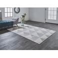 thumbnail image 1 of 8' X 11' Beige Gray And Ivory Geometric Stain Resistant Area Rug, 1 of 5