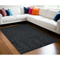 thumbnail image 1 of HomeRoots 8' X 11' Black Wool Hand Woven Area Rug, 1 of 10