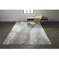 thumbnail image 1 of 8' x 11' Blue and Gray Abstract Power Loom Area Rug, 1 of 1