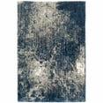 thumbnail image 1 of 8' X 11' Blue And Grey Abstract Shag Power Loom Stain Resistant Area Rug, 1 of 10