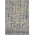 thumbnail image 1 of 8' X 11' Gray Yellow And White Abstract Stain Resistant Area Rug, 1 of 5