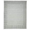 thumbnail image 1 of 8' X 12' Blue Geometric Flatweave Handmade Distressed Area Rug With Fringe, 1 of 9