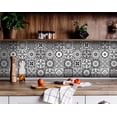 thumbnail image 1 of 8" x 8" Shades of Grey Mosaic Peel and Stick Removable Tiles, 1 of 5