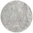 thumbnail image 1 of HomeRoots 577159 8 ft. Ivory Taupe & Beige Round Abstract Washable Indoor & Outdoor Area Rug, 1 of 1