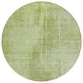 thumbnail image 1 of HomeRoots 587298 8 ft. Round Abstract Washable Indoor & Outdoor Area Rug, Sage & Green, 1 of 1