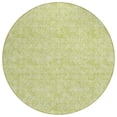 thumbnail image 1 of HomeRoots 581842 8 ft. Round Floral Washable Indoor & Outdoor Area Rug, Artichoke Green & Ivory, 1 of 1
