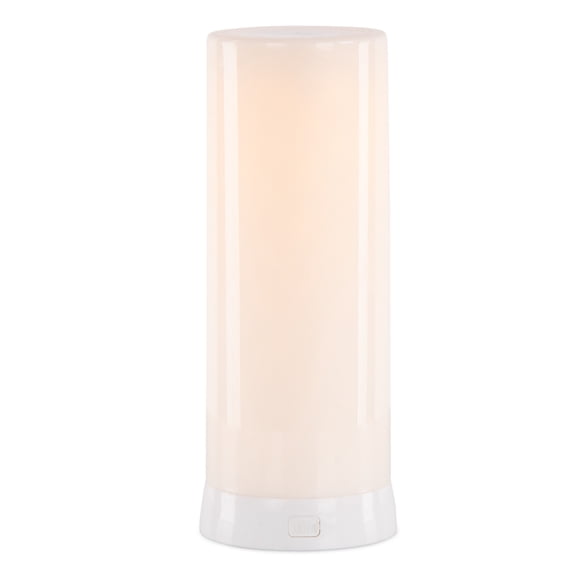 HomeRoots 517693 8 in. Flameless Designer Candle, White