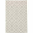 thumbnail image 1 of HomeRoots 8' x 10' Gray and Ivory Geometric Stain Resistant Indoor Outdoor Area Rug, 1 of 10