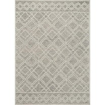 HomeRoots 8' x 10' Wool Sand Area Rug - 349948