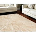 thumbnail image 1 of HomeRoots 569641 8 x 10 ft. Abstract Rectangle Area Rug, Ivory, 1 of 1