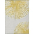 thumbnail image 1 of HomeRoots 579772 8 x 10 ft. Abstract Washable Indoor & Outdoor Rectangle Area Rug, Gold & Ivory, 1 of 1