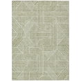thumbnail image 1 of HomeRoots 594896 8 x 10 ft. Artichoke Green & Ivory Abstract Washable Indoor & Outdoor Rectangle Area Rug, 1 of 1