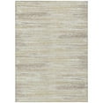 thumbnail image 1 of HomeRoots 593243 8 x 10 ft. Beige, Brown & Ivory Striped Washable Indoor & Outdoor Rectangle Area Rug, 1 of 1