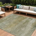 thumbnail image 1 of HomeRoots 630828 8 x 10 ft. Beige & Fern Green Abstract Washable Indoor & Outdoor Rectangle Area Rug, 1 of 1