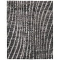 thumbnail image 1 of HomeRoots 617198 8 x 10 ft. Black, Gray & Ivory Abstract Rectangle Area Rug, 1 of 1