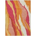 thumbnail image 1 of HomeRoots 600951 8 x 10 ft. Blush, Copper & Ivory Abstract Washable Indoor & Outdoor Rectangle Area Rug, 1 of 1