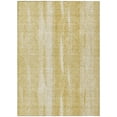 thumbnail image 1 of HomeRoots 581981 8 x 10 ft. Botanical Leaves Washable Indoor & Outdoor Rectangle Area Rug, Gold, Wheat & Ivory, 1 of 1