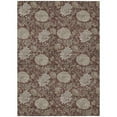 thumbnail image 1 of HomeRoots 581248 8 x 10 ft. Floral Washable Indoor & Outdoor Rectangle Area Rug, Merlot, Taupe & Beige, 1 of 1