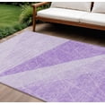 thumbnail image 1 of 8' X 10' Lavender And Purple Geometric Washable Indoor Outdoor Area Rug, 1 of 5