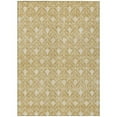 thumbnail image 1 of HomeRoots 596030 8 x 10 ft. Gold & Ivory Geometric Washable Indoor & Outdoor Rectangle Area Rug, 1 of 1