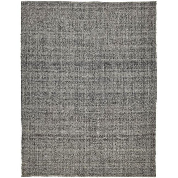 HomeRoots  8 x 10 ft. Gray & Ivory Hand Woven Rectangle Area Rug - Gray and Ivory - 8 x 10 ft.