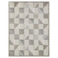 thumbnail image 1 of HomeRoots  8 x 10 ft. Gray Triangle Indoor or Outdoor Area Rug - Gray - 8 x 10 ft., 1 of 1