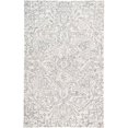 thumbnail image 1 of HomeRoots  8 x 10 ft. Ivory & Gray Wool Floral Hand Tufted Handmade Stain Resistant Rectangle Area Rug - Ivory and Gray - 8 x 10 ft., 1 of 1