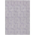 thumbnail image 1 of HomeRoots 592554 8 x 10 ft. Lavender & Ivory Geometric Washable Indoor & Outdoor Rectangle Area Rug, 1 of 1