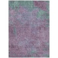thumbnail image 1 of HomeRoots 618451 8 x 10 ft. Lavender & Teal Blue Abstract Washable Indoor & Outdoor Rectangle Area Rug, 1 of 1