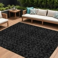 thumbnail image 1 of HomeRoots 586861 8 x 10 ft. Medallion Washable Indoor & Outdoor Rectangle Area Rug, Gray & Charcoal, 1 of 5