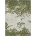 thumbnail image 1 of HomeRoots 599517 8 x 10 ft. Olive Green, Gray & Ivory Abstract Washable Indoor & Outdoor Rectangle Area Rug, 1 of 1