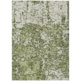 thumbnail image 1 of HomeRoots 612764 8 x 10 ft. Olive Green & Ivory Abstract Washable Indoor & Outdoor Rectangle Area Rug, 1 of 1