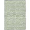 thumbnail image 1 of HomeRoots 587959 8 x 10 ft. Striped Washable Indoor & Outdoor Rectangle Area Rug, Sage & Green, 1 of 1