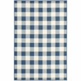thumbnail image 1 of 8' X 11' Blue Geometric Stain Resistant Indoor Outdoor Area Rug, 1 of 10