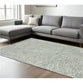 thumbnail image 1 of HomeRoots 574634 8 x 11 ft. Abstract Shag Rectangle Area Rug with Fringe, Light Blue & Ivory, 1 of 1