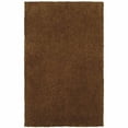 thumbnail image 1 of HomeRoots  8 x 11 ft. Brown Shag Hand Tufted Handmade Stain Resistant Rectangle Area Rug - Brown - 8 x 11 ft., 1 of 1