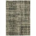 thumbnail image 1 of HomeRoots  8 x 11 ft. Charcoal Gray Beige & Tan Abstract Power Loom Stain Resistant Rectangle Area Rug - Gray and Ivory, 1 of 1