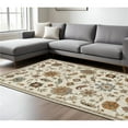 thumbnail image 1 of HomeRoots 576411 8 x 11 ft. Oriental Rectangle Area Rug, Ivory, Black & Red, 1 of 1